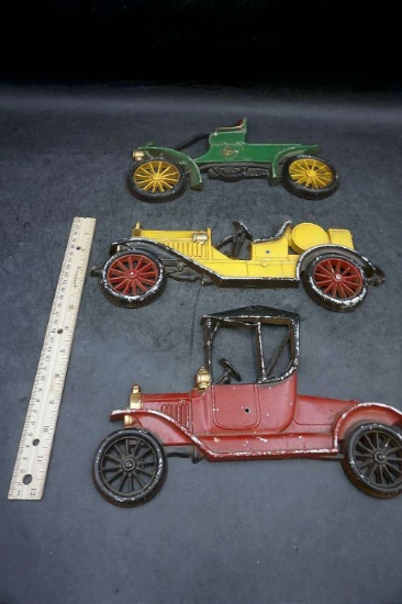 3 Metal Car Decor