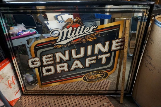 Miller Genuine Draft Mirrored Picture