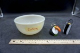 Fire King Bowl & Toucan, Penguin