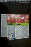 Furnace Filters 16x25x1 & Light Bulbs