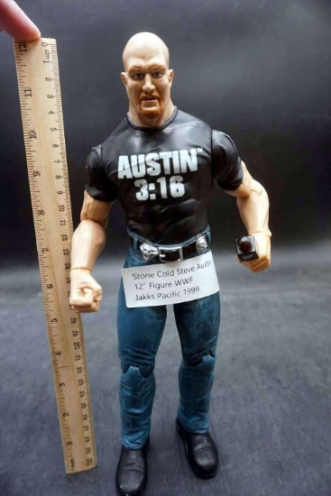Stone Cold Steve Austin 12"  WWF Figure (Jakks Pacific 1999)