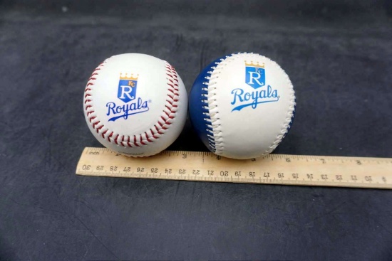 Fotoball Baseballs - Brian McRae & Royals