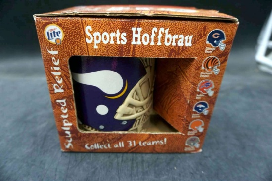 Minnesota Vikings Sports Hoffbrau "Sculpted Relief" Mug