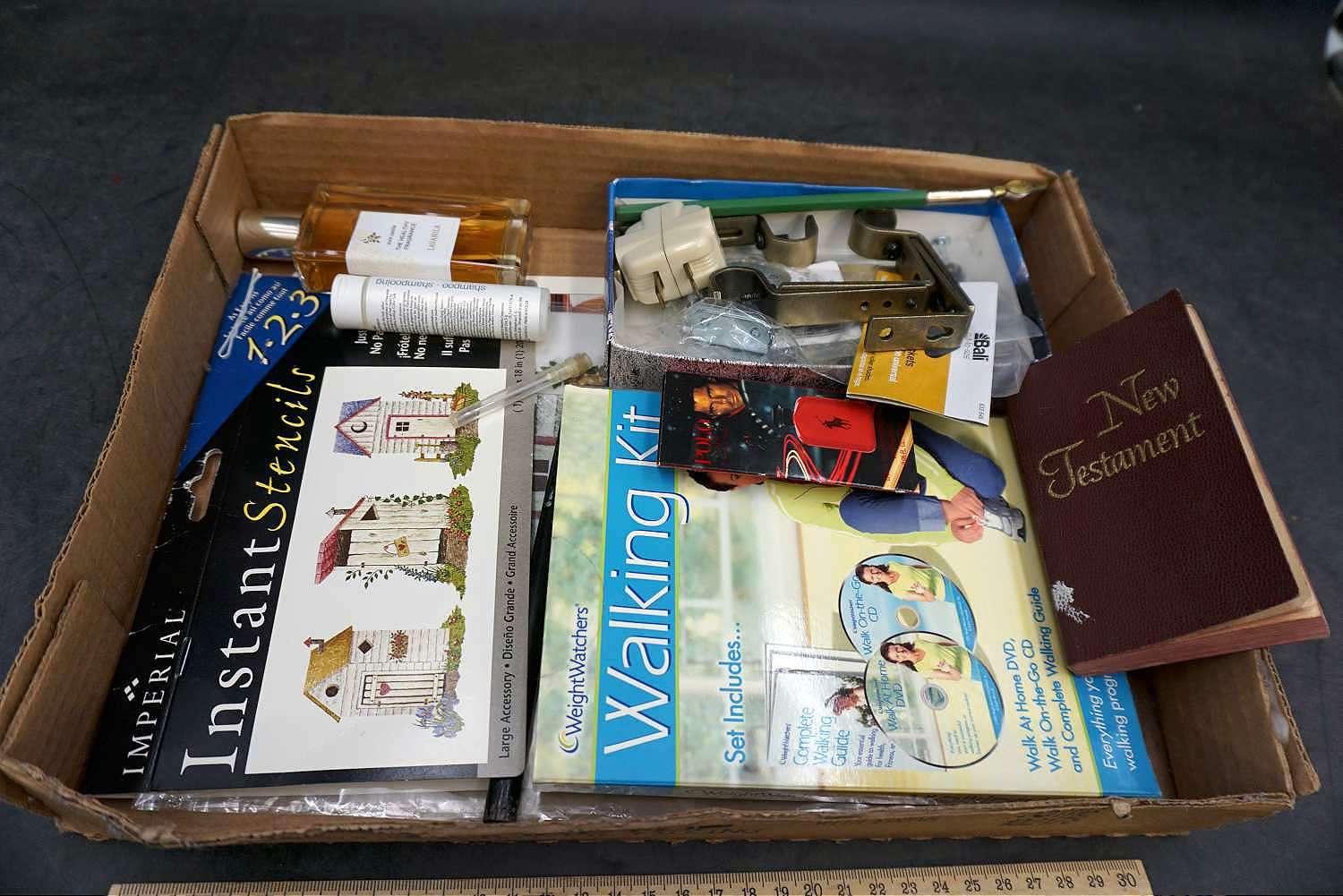 Stencils, Weight Watchers Walking Kit, Curtain Proxibid