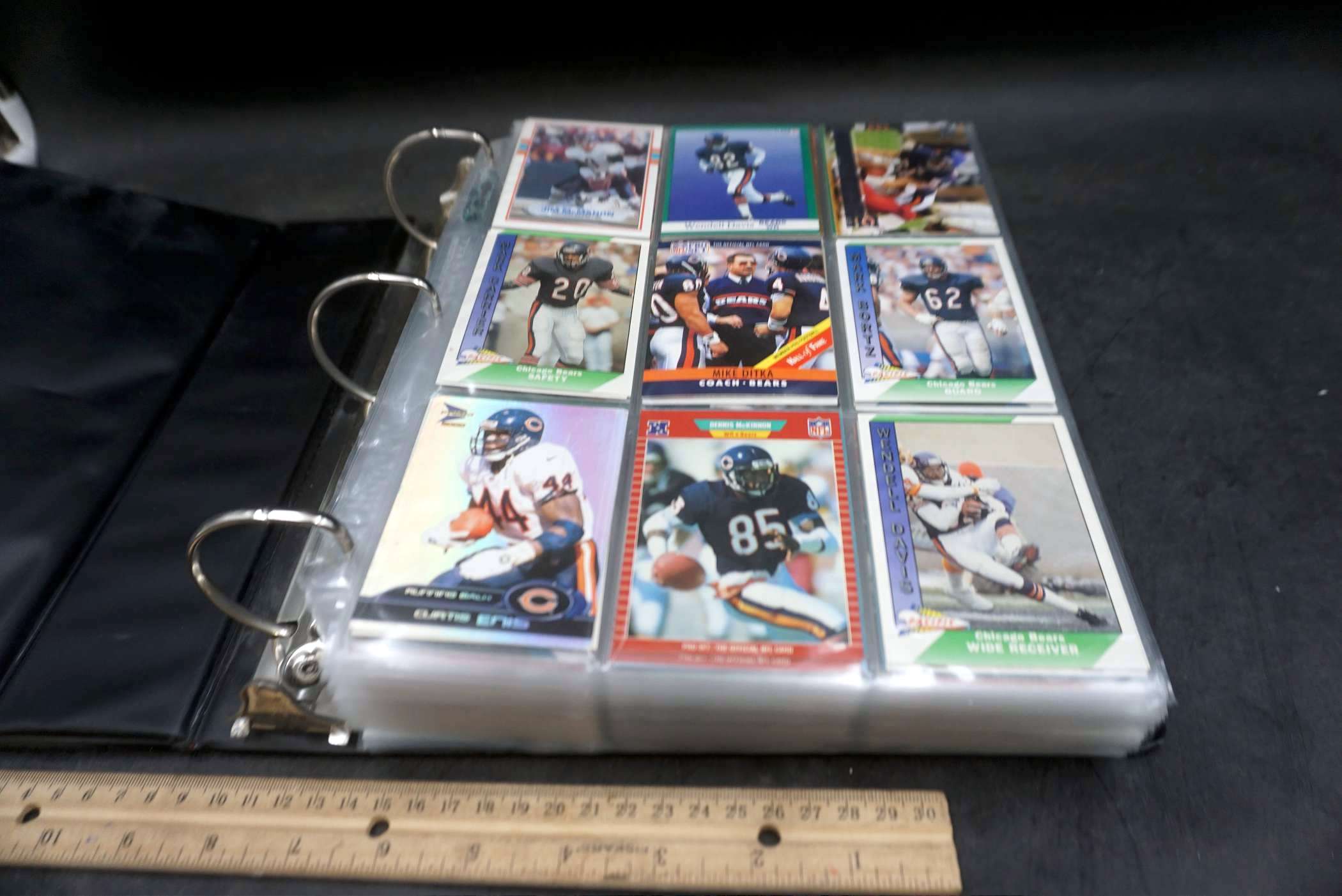 Card Guard Binder w/ NFL Football Cards | Proxibid