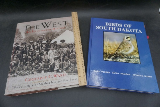 2 Books - The West & Birds of South Dakota