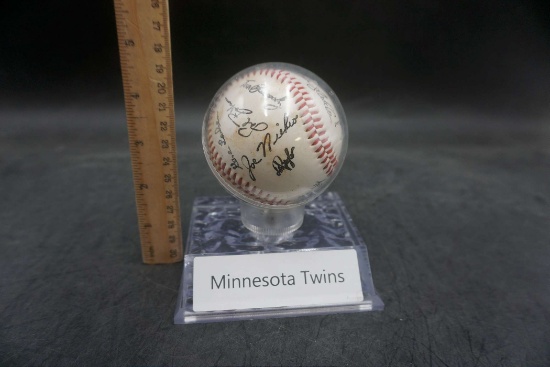 Minnesota Twins Signed Baseball