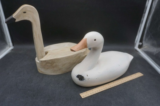 2 - Carved Geese