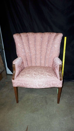 Pink vintage chair