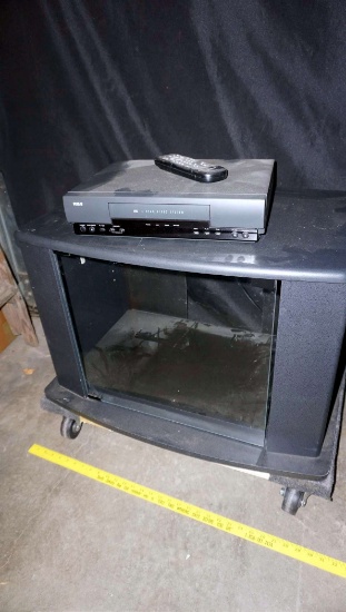 TV stand and VCR