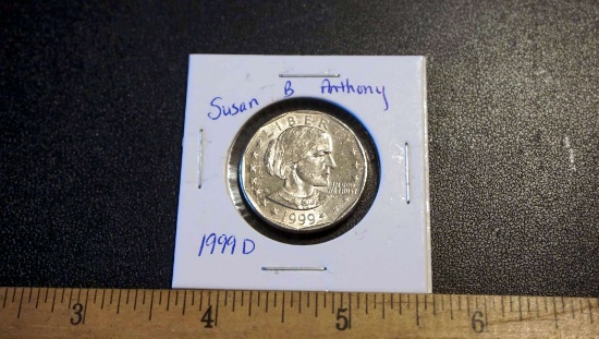 1999 D Susan B, Anthony Coin
