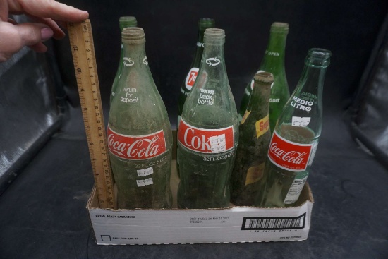 7 - Glass Soda Bottles