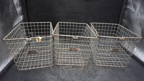 3 - Wire Pool Baskets