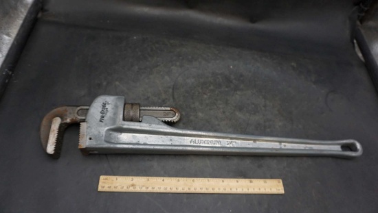 Pro-Grade Aluminum 24" Pipe Wrench