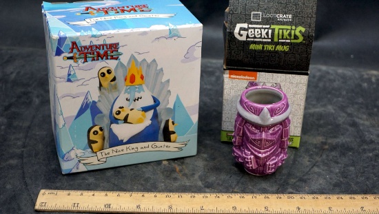 Adventure Time The Nice King and Gunter & Geeki Tikis Mini Tiki Mug