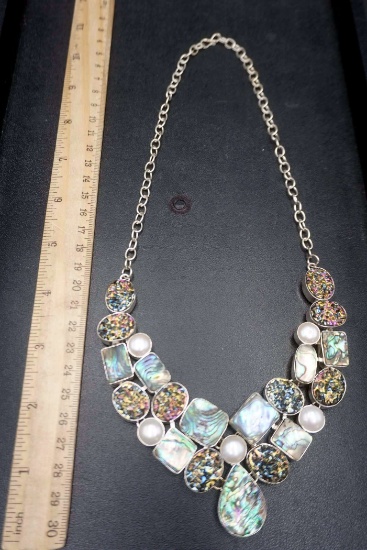 Pearl/Abalone Necklace