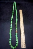 Howlite Green Stone Necklace
