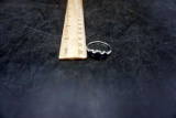 Sterling Silver Blue Gem Ring