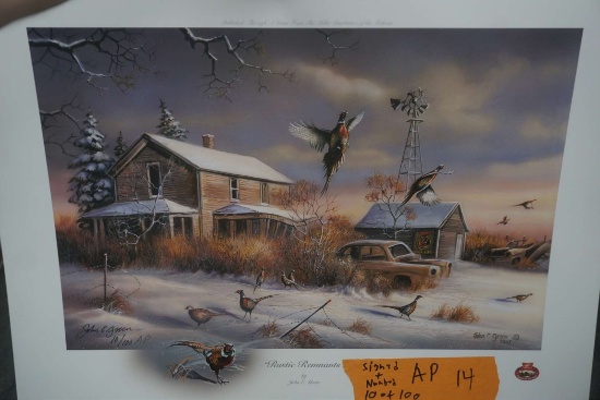 "Rustic Remnants" By John C. Green Artist Proof Signed & Numbered 10/100