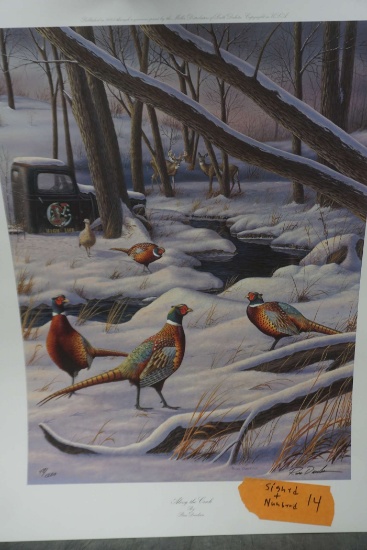 "Along The Creek" By Russ Duerksen Signed & Numbered 48/1500