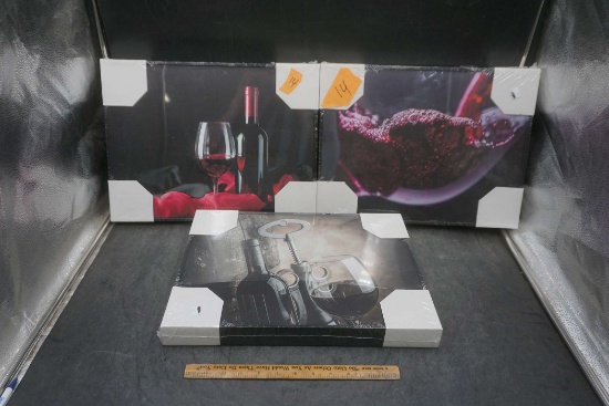 3 - Canvas Wine Pictures