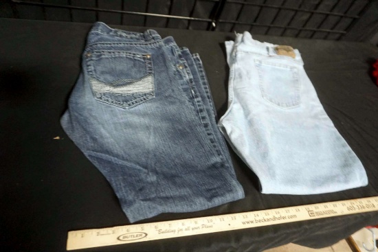 2 Pairs Of Jeans (40X30 & 36X32)