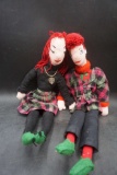 2 - Red Hair Dolls