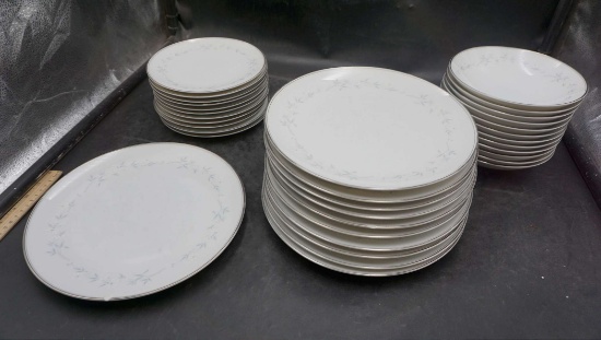 Plates - Sango Fine China Bottina (Some Chipped)