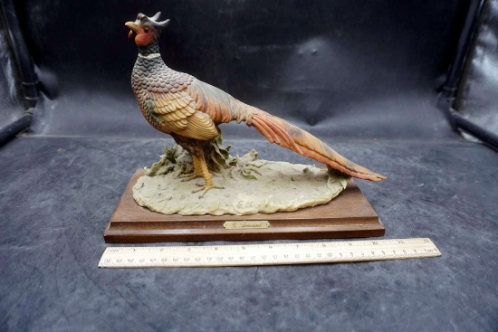 G. Armani Pheasant Sculpture