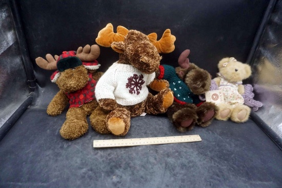 Moose & Bear Stuffed Animals