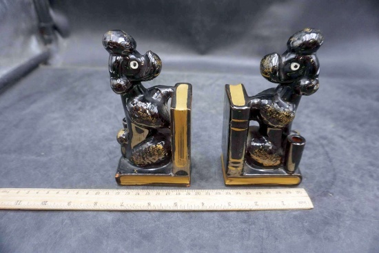 Poodle Bookends