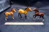 3 - Foal Figurines (2 Are Breyer)