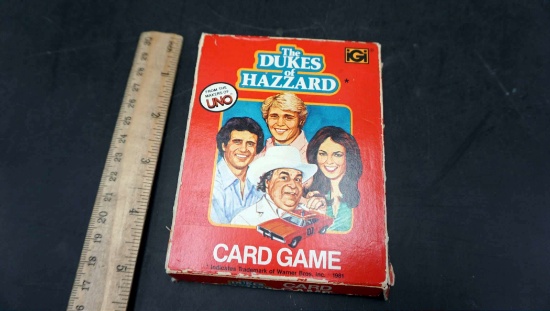 1981 The Dukes Of Hazzard Uno Card Game (Complete)