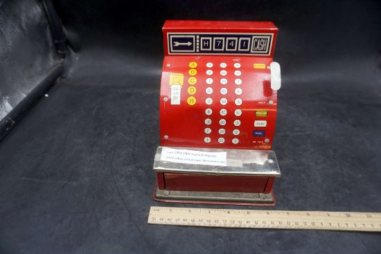 1950-1960 Toy Cash Register (Working Drawer)