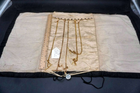 Vintage Salesman Sample Watch Chains