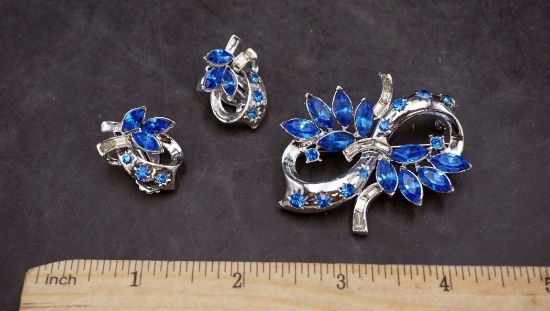 Brooch & Matching Earrings