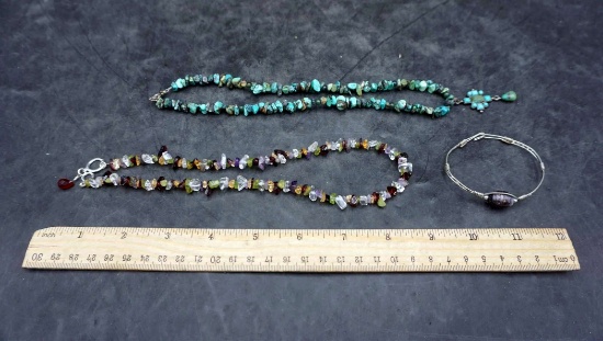 2 Necklaces & 1 Bracelet