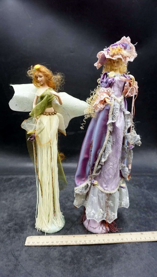2 - Tall Standing Figurines