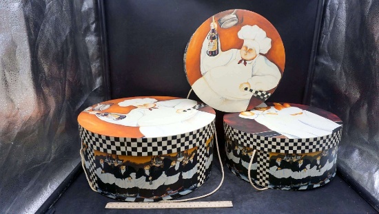 3 - Decorative Chef Boxes