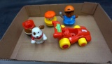 Little People Toy Figures & Tyco Sesame Street Race Car