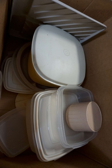 Tupperware Container & Paint Tray