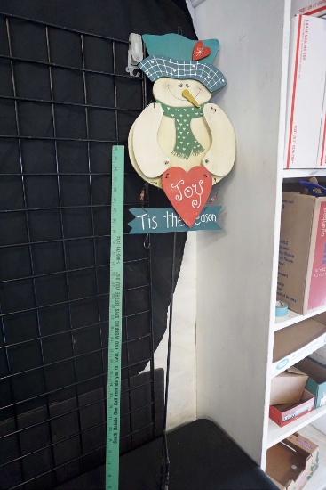 Snowman Yard Sign