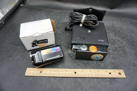 Digital Video Camera & Vivitar Camera