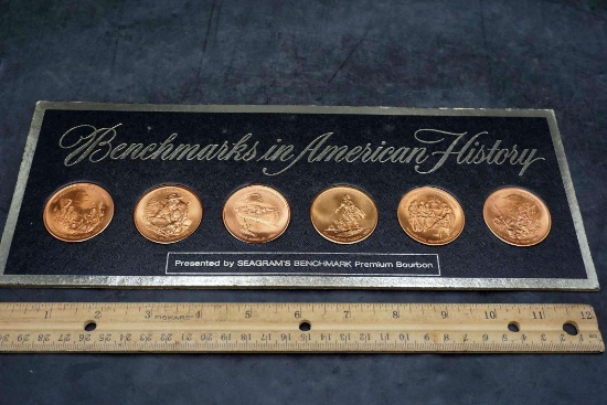 Benchmarks In American History Coin Set