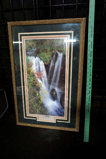 "Roughlock Falls" Spearfish Canyon, S.D. Signed Picture