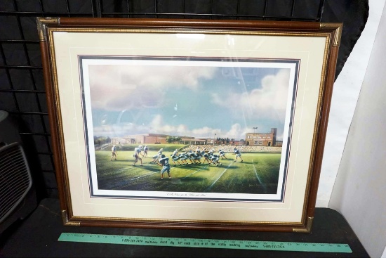 O'Gorman High School "Oh, Cheer For The White And Blue" Football Picture 159/500 By John C. Green