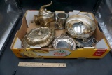 Silver Plated Serving Pieces & Napkin Rings