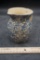 Blue & Cream Spongeware Stoneware Pitcher