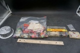Buttons, Beads, Pins & Cake Mold