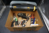 Knife, Sprinkler, Pliers, Screwdrivers, Tie, Belt Buckle, Keys & Staples